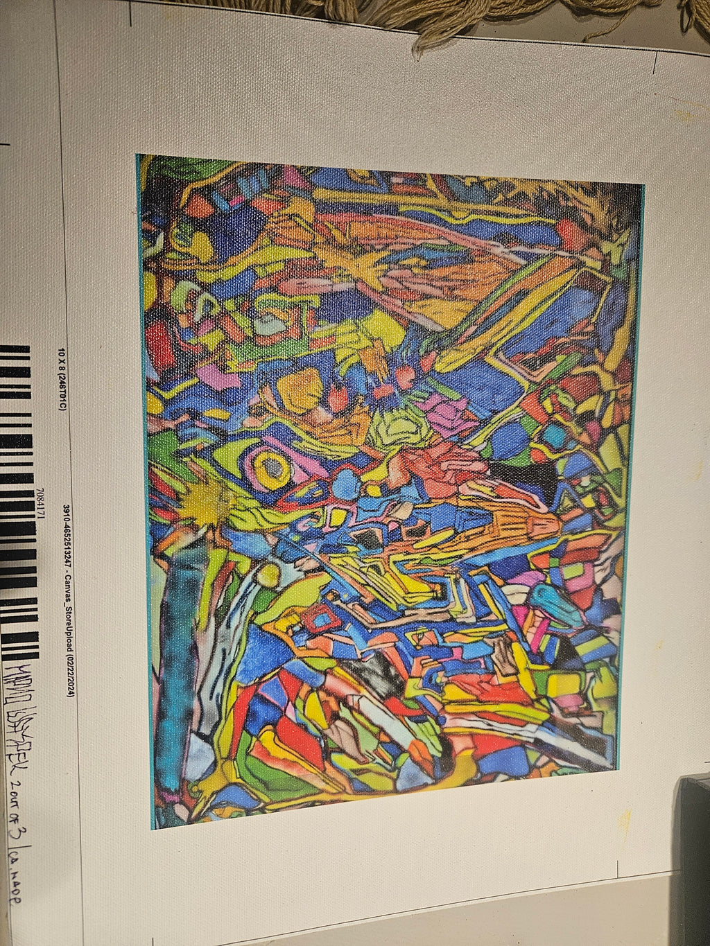 Print on canvas from my archive