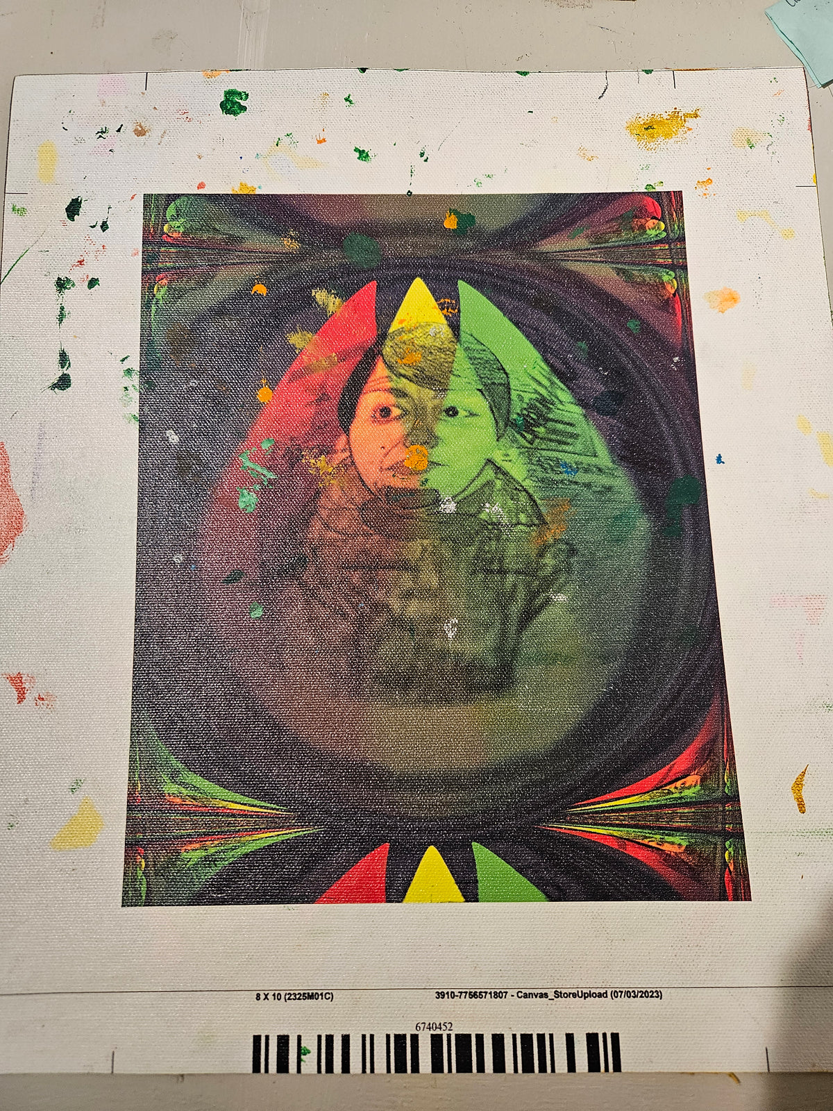 ONE of ONE>two-sided>Original on reverse "