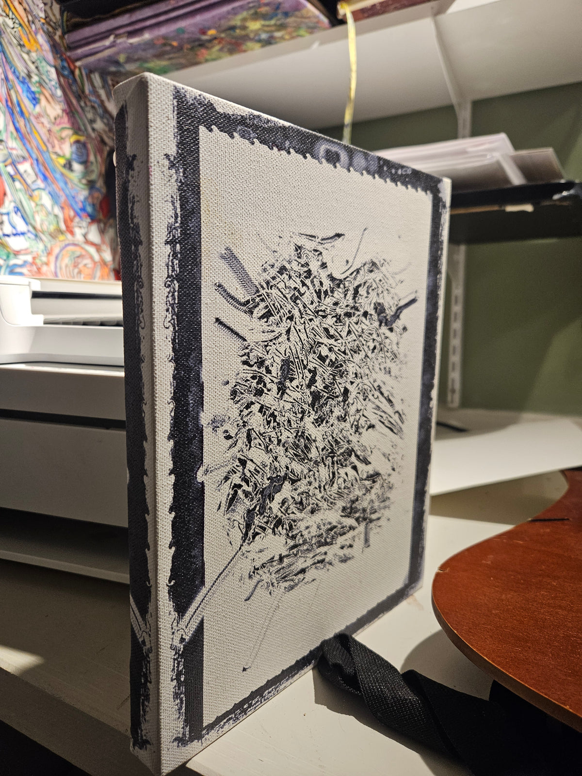 Print on canvas(10x8) made as a probe(24')