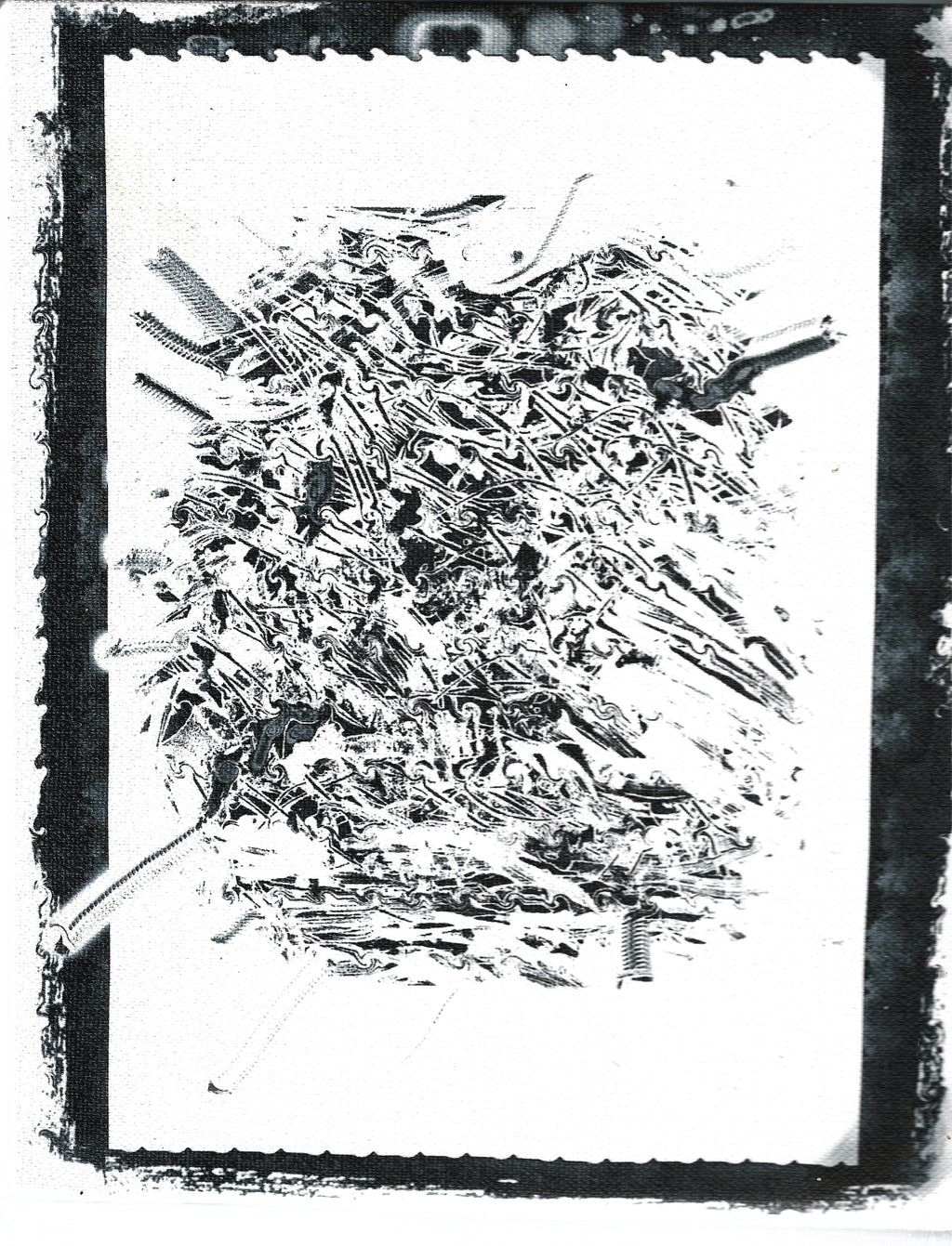 Print on canvas(10x8) made as a probe(24')